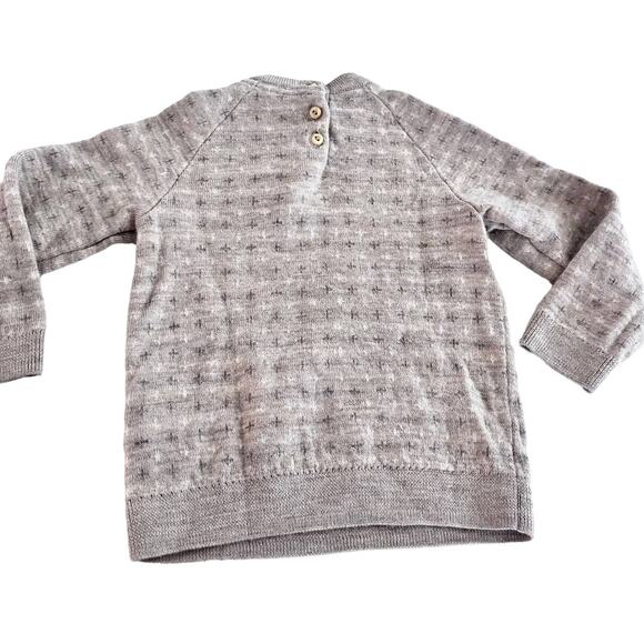 H&M boys wool  tan nuetral sweater 9 months - Picture 4 of 5